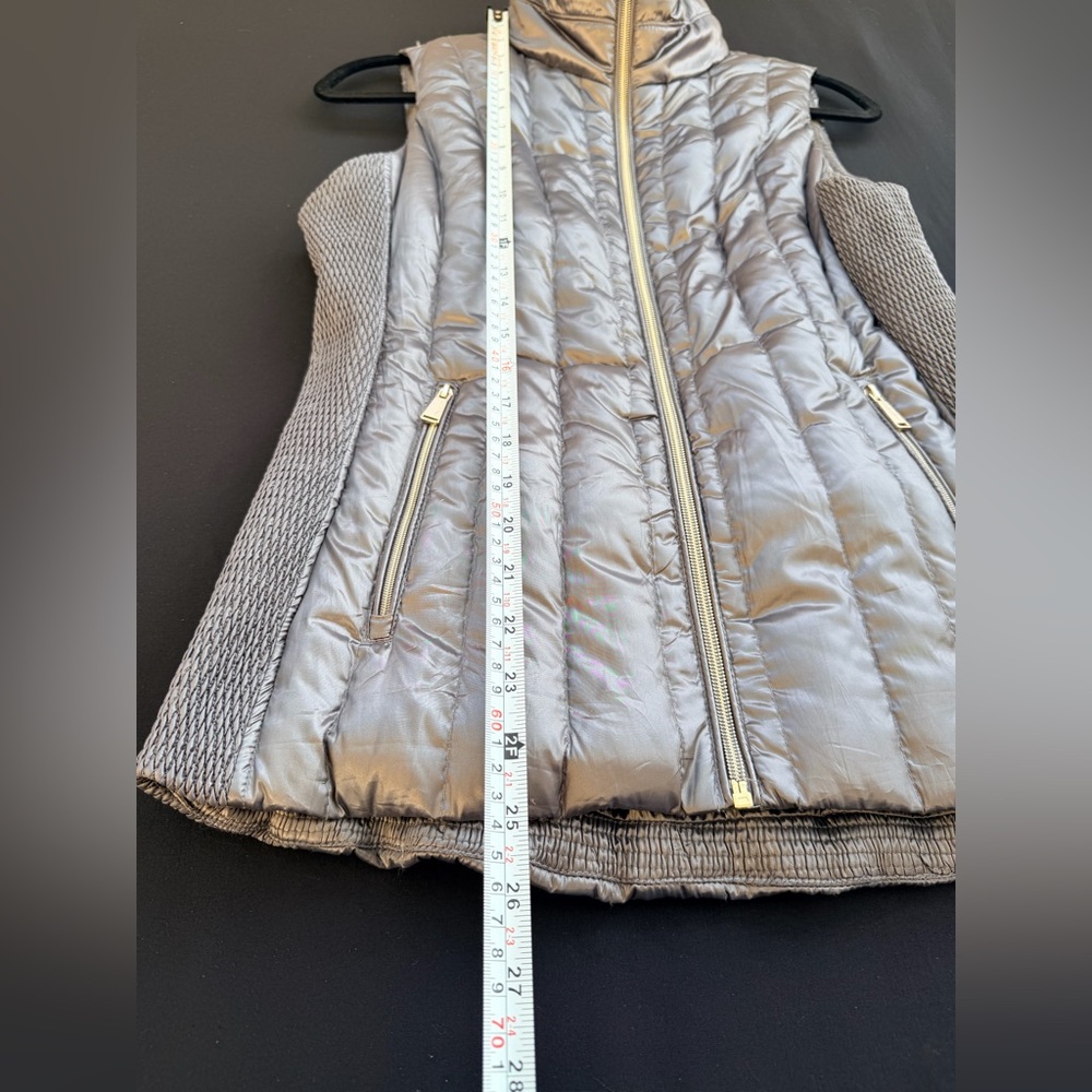 Calvin Klein Performance Metallic Gray Puffer Ves… - image 8